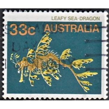 AUSTRALIA,1985 33c Leafy Sea-Dragon, SG 926 (Scott #909), good used