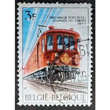 STAMP Belgium SG2108 1969 3Fr Stamp Day Used