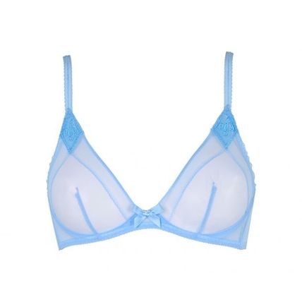 AGENT PROVOCATEUR Powder Blue Casper Plunge Underwired Bra BNWT (RARE & COLLECT)