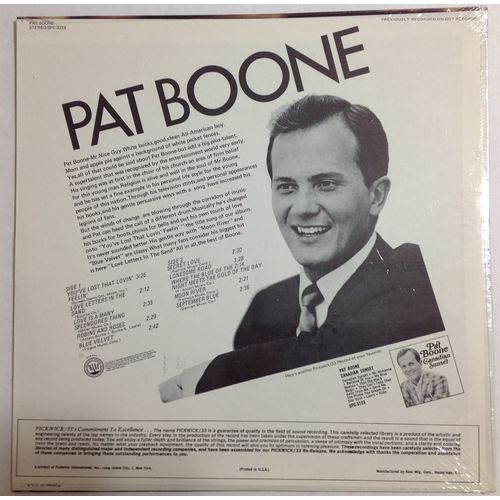 You've Lost That Lovin' Feelin' by Pat Boone - Pickwick SPC-3219 [vinyl LP]
