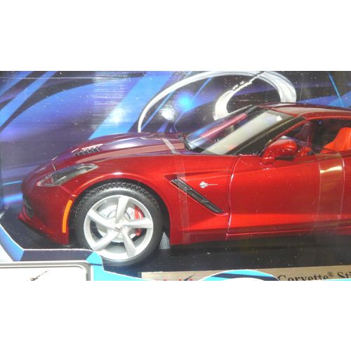 1/18 2014 Corvette, red,