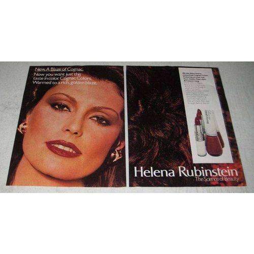 1979 Helena Rubinstein Cognac Colors Lipstick & Nail Ad
