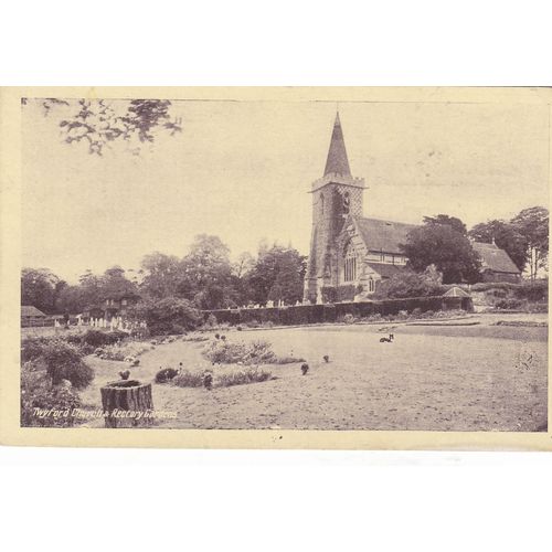 Twyford Church & Rectory Gardens Hampshire Postcard (HAM76264)