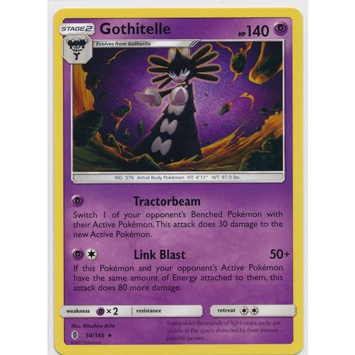 Pokemon Sun & Moon Guardians Rising 54/145 Gothitelle