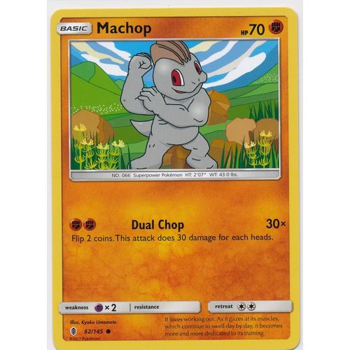 Pokemon Sun & Moon Guardians Rising 62/145 Machop