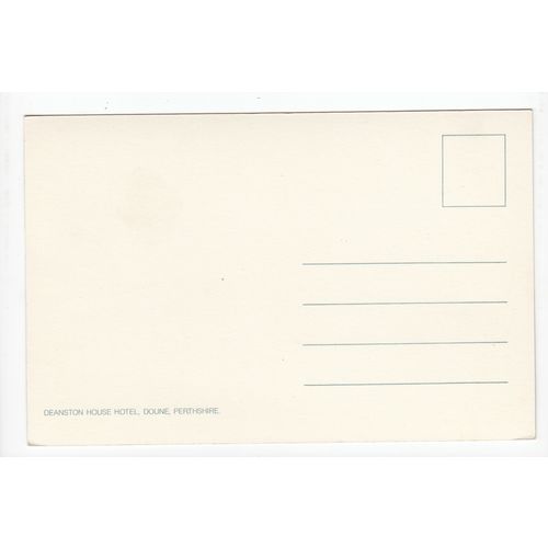 Deanston House Hotel Doune Postcard Perthshire