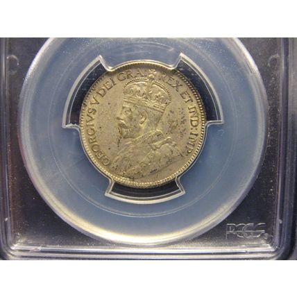 rare 1927 Canada 25c