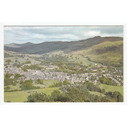 Ambleside from Loughrigg Cumbria Postcard 21647
