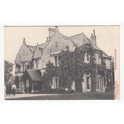 The Vicarage Keevil Postcard Wiltshire Publisher G W Rose