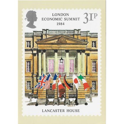 GB 1984 June PHQ M Card London Economic Summit