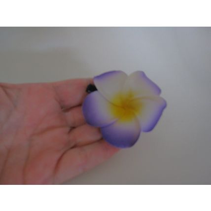 Set of 2 Hawaiian flower alligator hair clip for fine thin hair