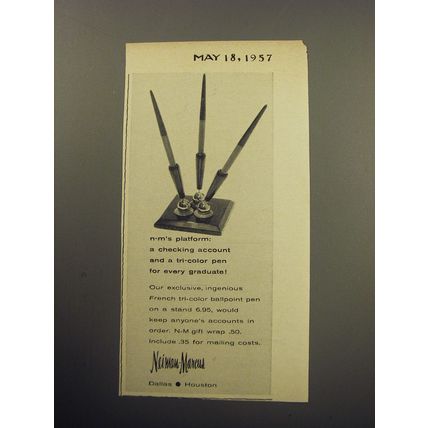 1957 Neiman-Marcus Pens Advertisement