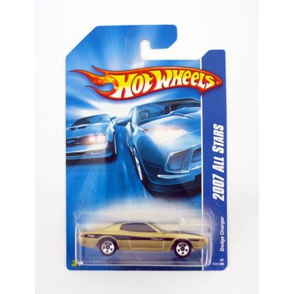 Hot Wheels Dodge Charger 154/180 All Stars Gold Die-Cast Car 2007