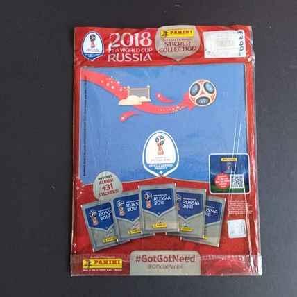 Panini FIFA WORLD CUP 2018 RUSSIA STARTER ALBUM Sealed with Sticker Packets