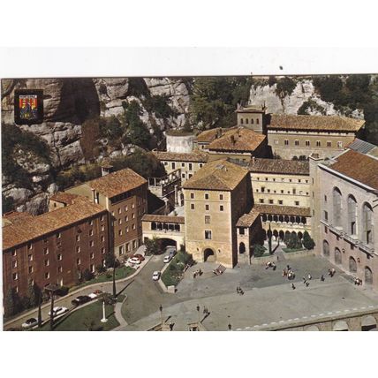 Montserrat places del Santuari Spain Postcard unused VGC