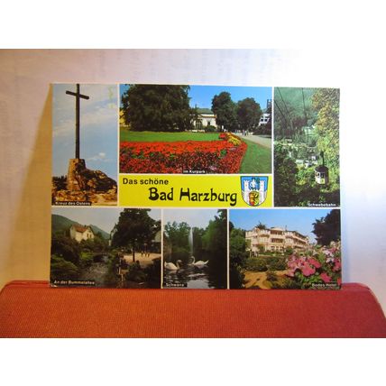 multiview, BAD HARZBURG, GERMANY used postcard 1998 pm #
