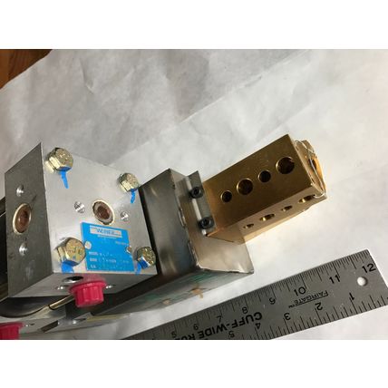 NEW WELKER WCP-002, SBS-40-25-C1,BORE 63MM,STK 25MM PNEUMATIC CYLINDER,AN