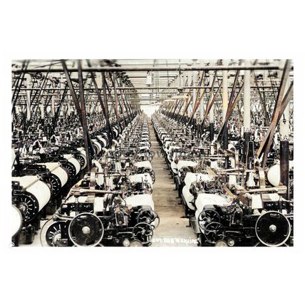 ptc0944 - Cotton Industry , Weaving , Lancashire - print 6x4