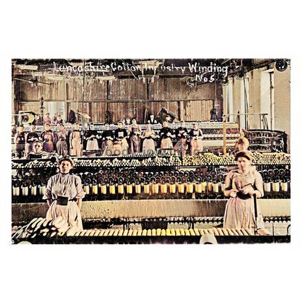 ptc0945 - Cotton Industry , Winding , Lancashire - print 6x4