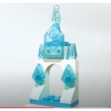 NEW Disney Lego Frozen Elsa Micro Doll Figure and Snowgie Seesaw & Elsa's Castle
