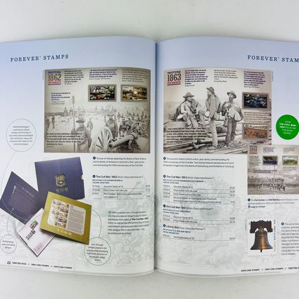2014 USA Philatelic (Limited Edition) Courage Magazine Farmers Markets Stamps