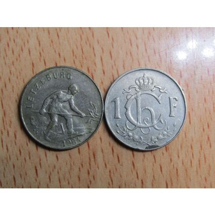 Luxembourg 1964 1 Franc Coin