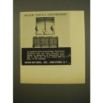 1961 Union-National Furniture Advertisement