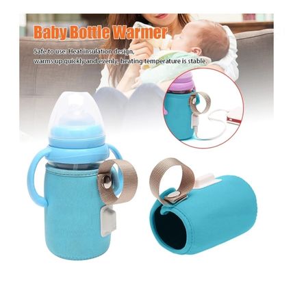 Portable Bottle USB Warmer Heater Travel Baby Kids Milk Water Cover Pouch New