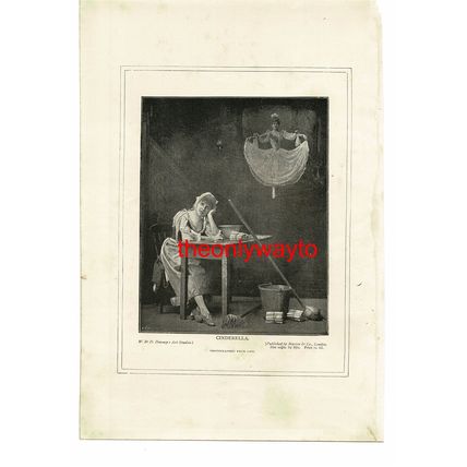 Cinderella, Book Illustration (Print), 1893