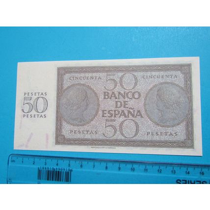 Espana Spain 1936 50 Pesetas Banknote Reproduction - 80