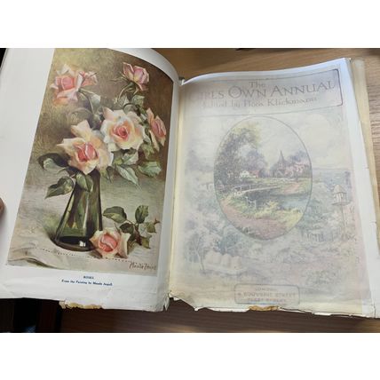 RARE* 1915 "THE GIRL'S OWN ANNUAL" VOL 36 ILLUSTRATED 2.2kg HARDBACK BOOK (EV3)