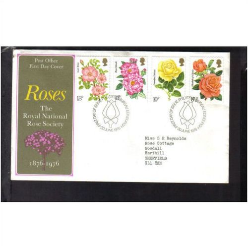 GB 1976 ROSES "BUREAU" SHEFFIELD