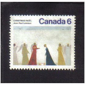 1974 canada christmas 6c mm sg792