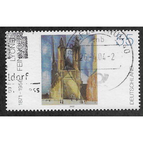 GER 2002 55c 'HALLE MARKET CHURCH' FINE USED (EBID 54-139)