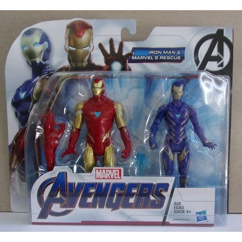 AVENGERS ' ENDGAME ' IRON MAN and RESCUE action figure set