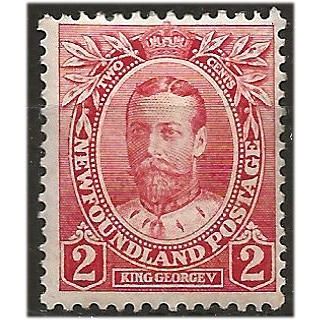 Newfoundland 1911 SG118 2c Carmine Mounted Mint . .. .