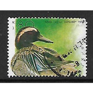 ISRAEL 1989 DUCKS 80a GARGANEY SG 1076 FINE USED
