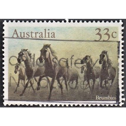 AUSTRALIA, 1986 33c Horses, SG 1010 (Scott #984), used
