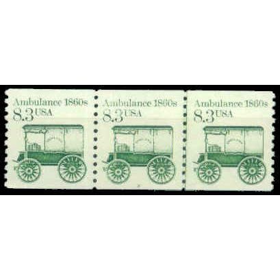 2128 8.3c Ambulance Very Fine MNH Dry Gum PNC 2/3 P0913