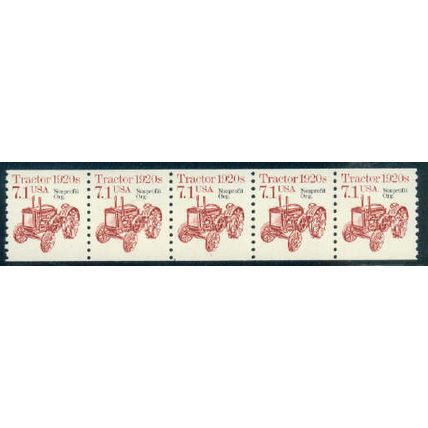 2127a 7.1c Tractor Very Fine MNH Dry Gum PNC 1/5 A02496