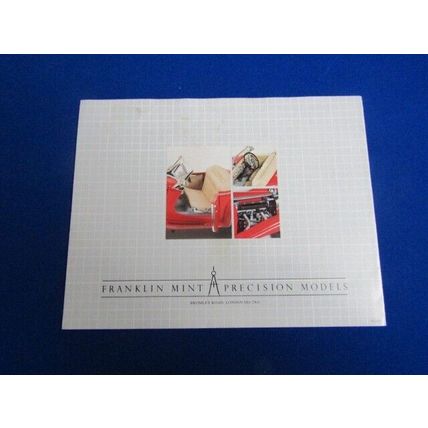 FRANKLIN MINT MODEL CAR MERCEDES 500K SPECIAL ROADSTER BROCHURE (Auto)