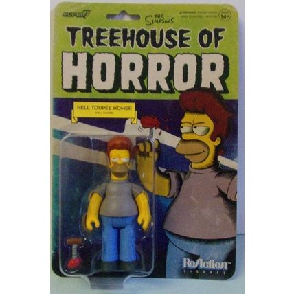 THE SIMPSONS ' TREEHOUSE OF HORROR ' HELL TOUPEE HOMER figure (2023)