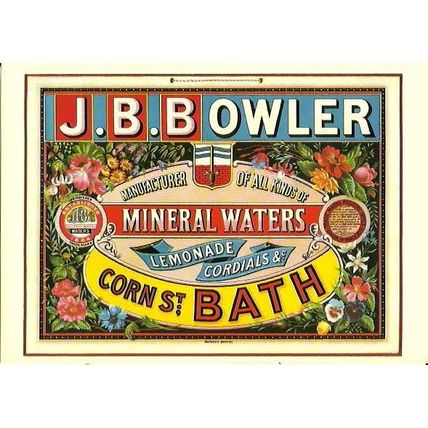 Advertising J.B. BOWLER Mineral Waters Postcard (Dixon L6/SP 5356)
