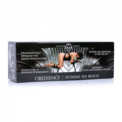 Obedience Extreme Sex Fucking Bench with Restraint Straps Master Series Bondage