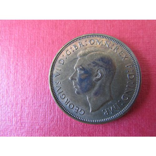 1938 GEORGE VI ONE PENNY FREE POST. (ed) m AR