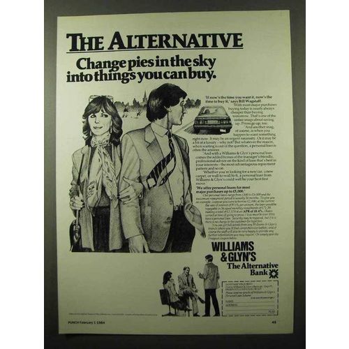 1984 Williams & Glyn's Bank Ad - Alternative