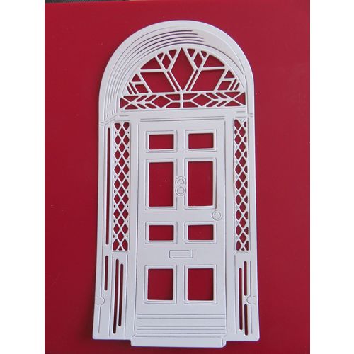 6 x Tattered Lace Die Cuts Art Deco Christmas Front Door