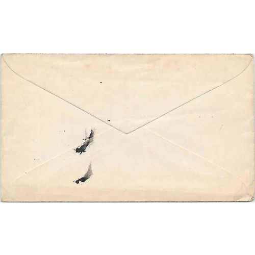Costa Rica Postal Sta 1907 San Jose to London UK via USA, slogan type cancel