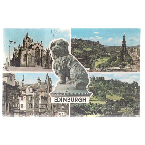 EDINBURGH, Scotland used vintage postcard multiview 1976 postmark =