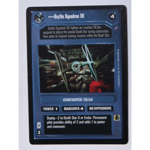 Star Wars CCG: Death Star II Limited # Scythe Squadron TIE (A) dark 2000